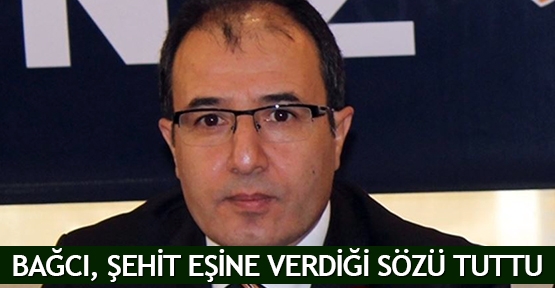 <b>...</b> şehit düşen Astsubay <b>Emrah Ünalan</b>&#39;ın eşinin taleplerini yerine getirdi. - bagci_sehit_esine_verdigi_sozu_tuttu_h21606