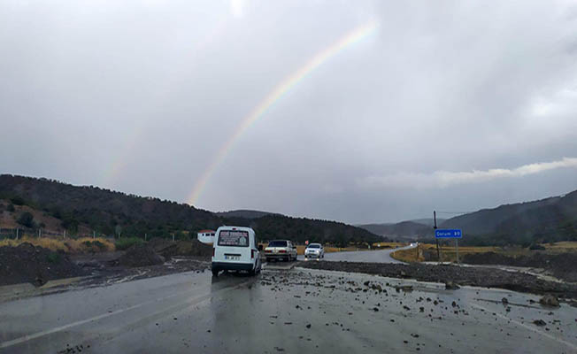 Yağış sonrası İskilip Yolu