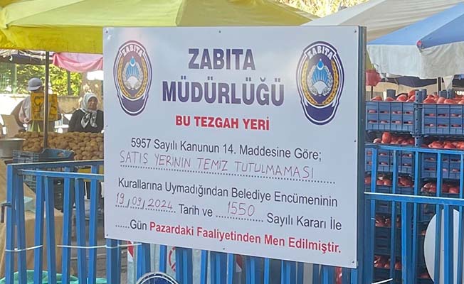 Tezgah kapatma cezası