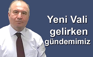 Yeni Vali gelirken gündemimiz