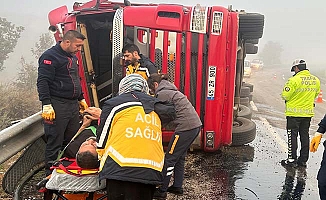 Yoğun sis ve kaza